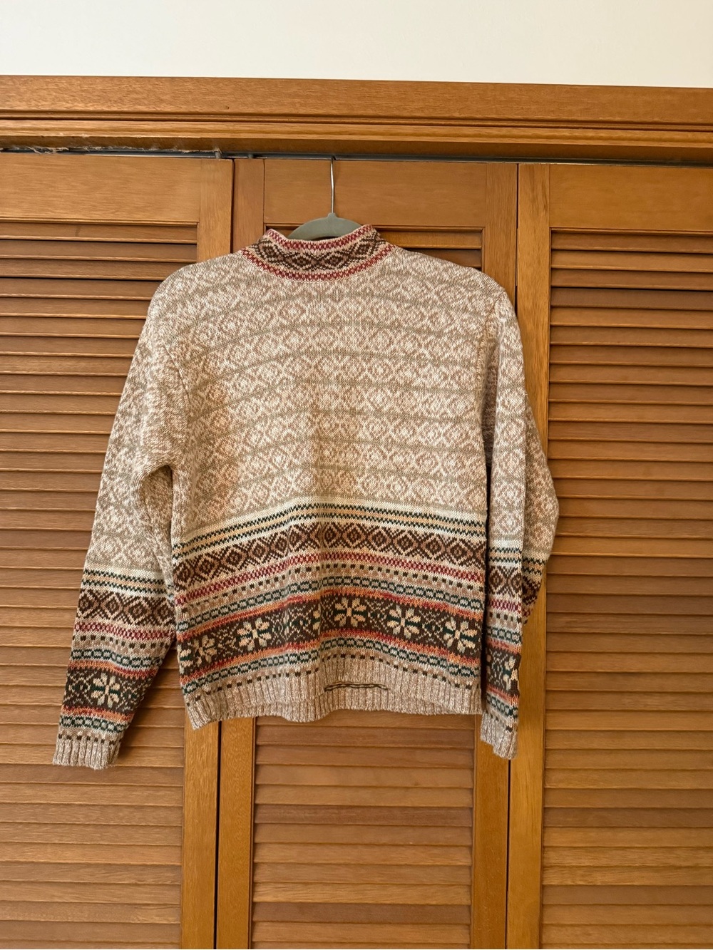 Vintage Nordic Pattern Crew